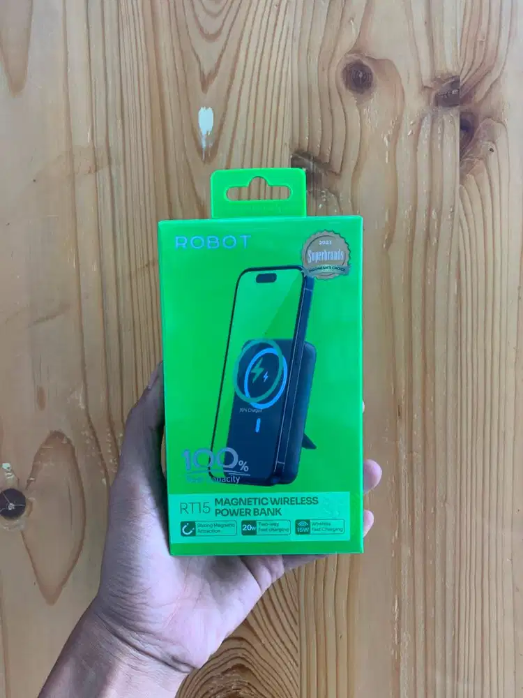 Robot Power Bank RT15 Magnetic Wireless 10000mAh