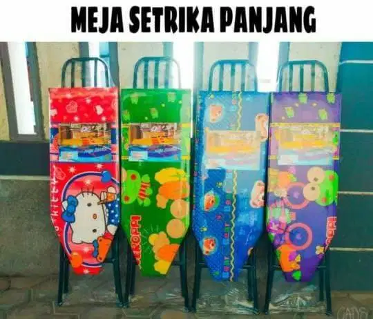 Meja Setrika Pipa Tinggi ( MAHAMERU )
