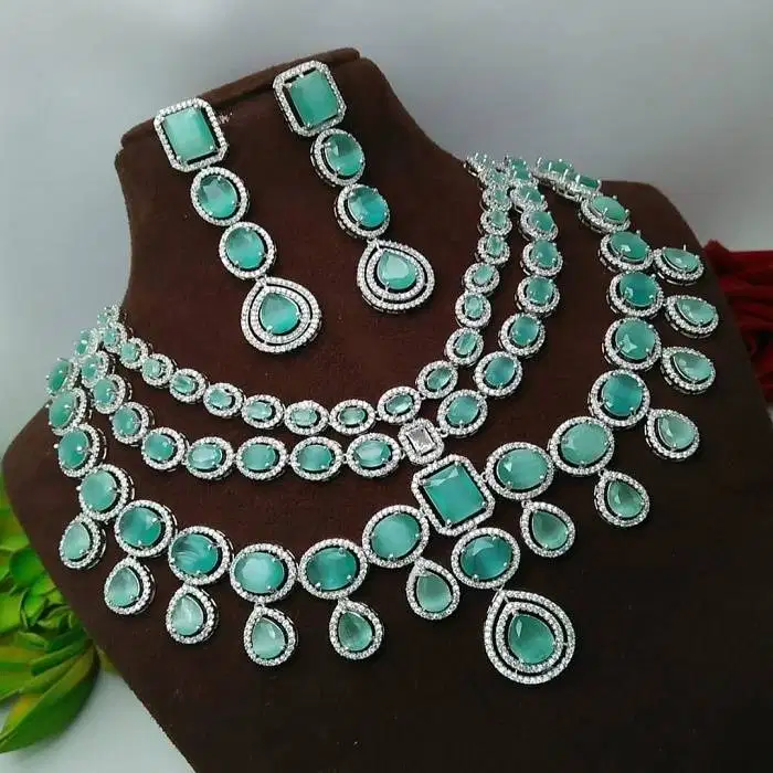 L9 / L10 SET KALUNG INDIA CHOKER JEWELRY PERNIKAHAN WEDDING PREMIUM