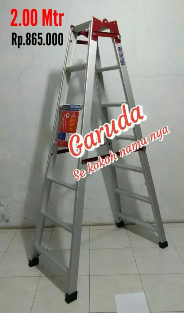 Tangga lipat almunium 2.0 mtr