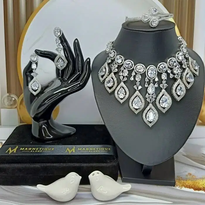 L11 SET KALUNG INDIA CHOKER PERNIKAHAN WEDDING PREMIUM