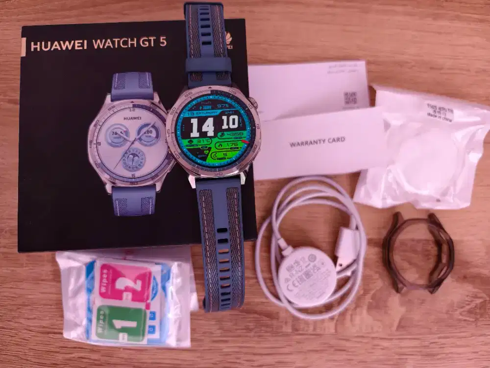 Huawei Watch GT 5 46mm - Biru (Bekas)