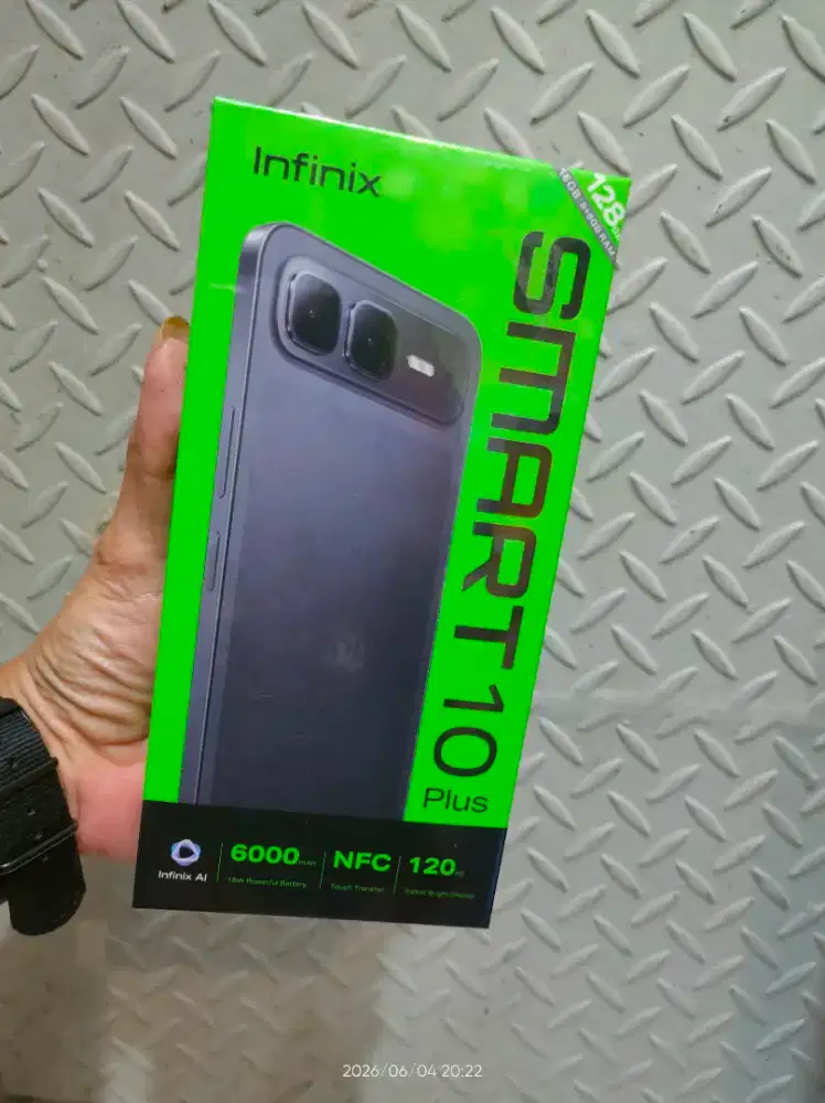 INFINIX SMART 10 PLUS RAM 8/128 (BARU)