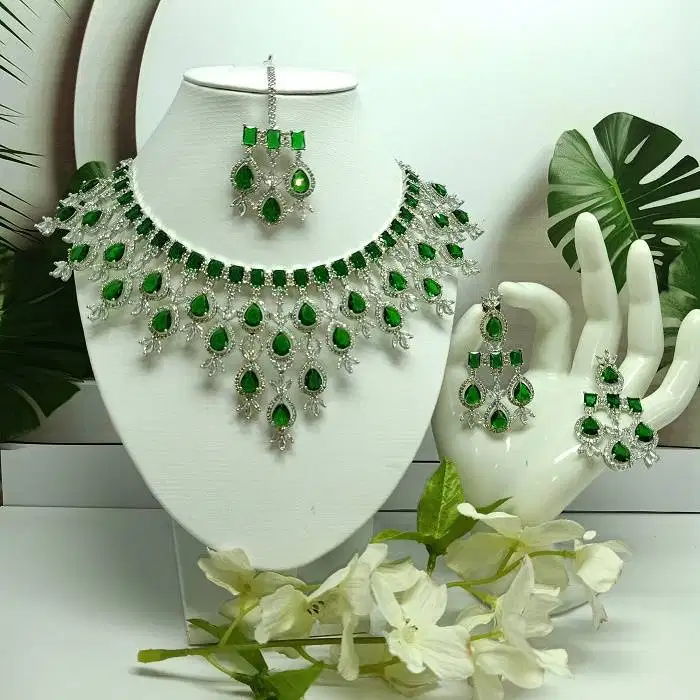 L12 SET KALUNG INDIA CHOKER PERNIKAHAN WEDDING PREMIUM