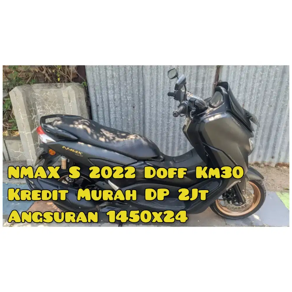 NMAX New S Conected 2022 Hitam Doff G Brebes