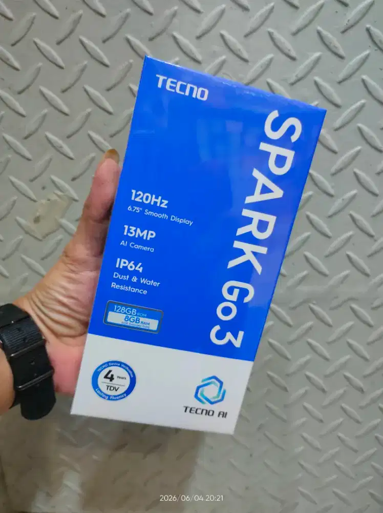 TECNO SPARK GO 3 RAM 4 / 128 GB (NEW)