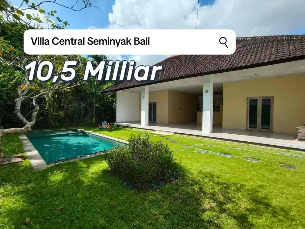 SALE Villa Seminyak 368 m² Dengan Taman Luas