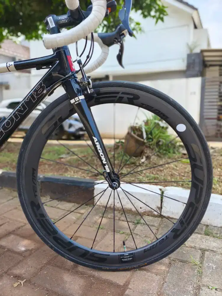 Wheelset superteam 50mm carbon roadbike rimbrake