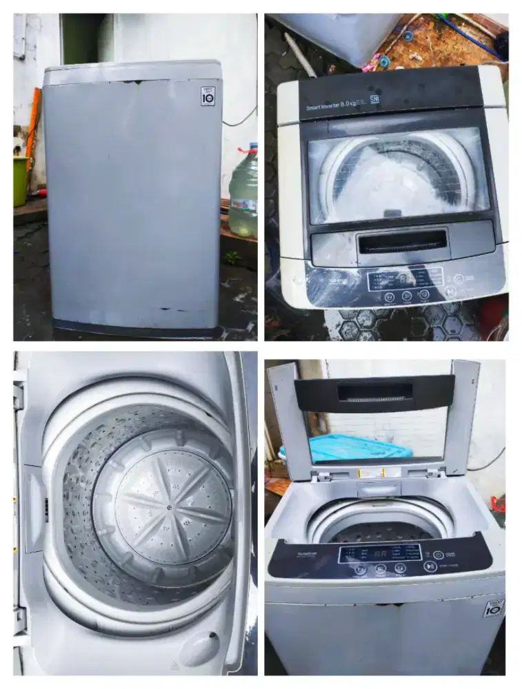 Mesin cuci LG smart inverter 8 kg.