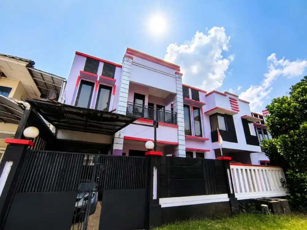 Rumah 2lt luas 25x27 660m type 7KT Perumahan Taman Modern Cakung