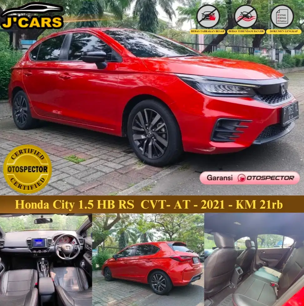 Honda City Hatchback CVT AT 2021 Ringan Murah