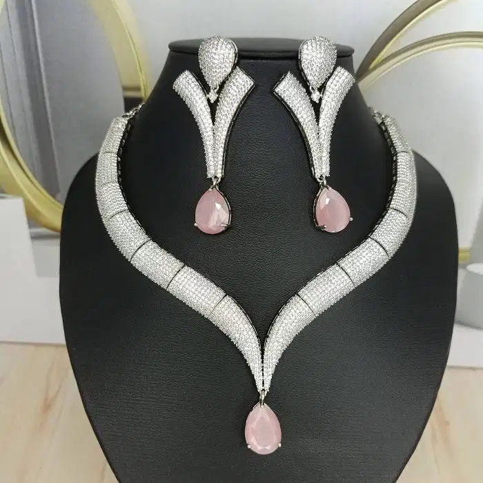 L16 SET KALUNG INDIA CHOKER JEWELRY PERNIKAHAN WEDDING PREMIUM