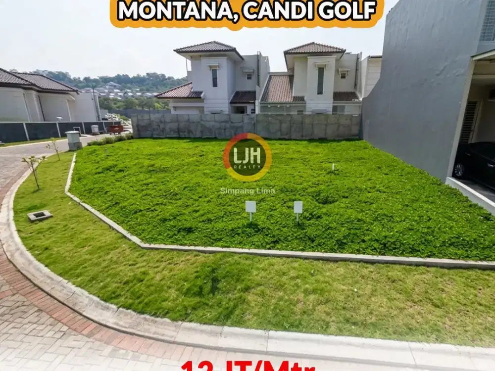 Dijual Tanah 282 M2 di Montana Candi Golf