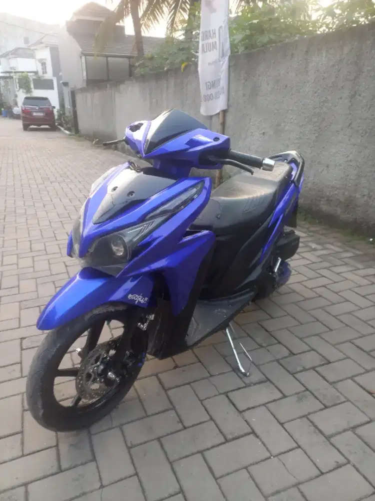 Vario kzr setelah ganteng siap nongkrong lampu depan biled baut