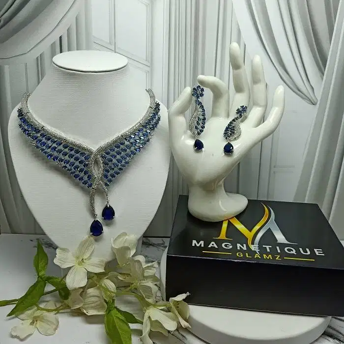 L18 SET KALUNG INDIA CHOKERJEWELRY PERNIKAHAN WEDDING PREMIUM