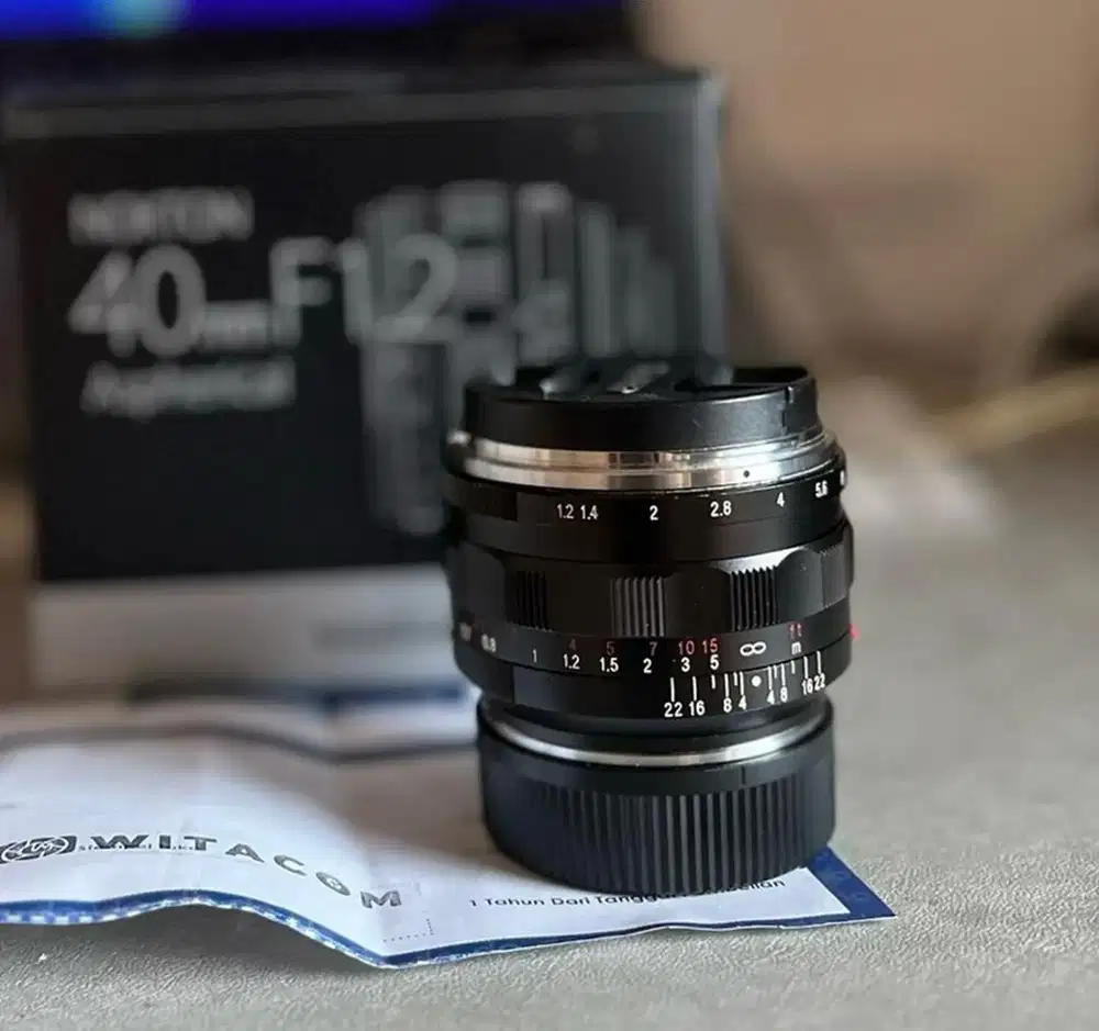 Lensa Voigtlander Nokton 40mm f1.2 II VM for Leica M GARANSI
