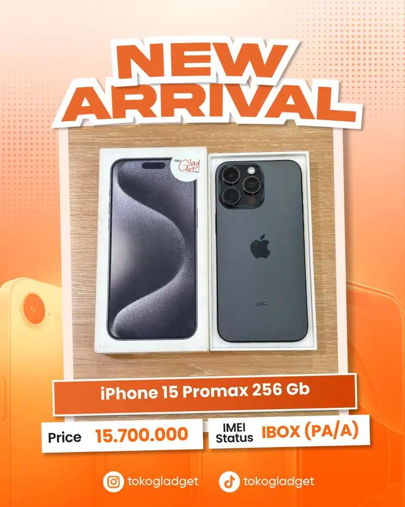 iPhone 15 Promax 256 Gb ex IBOX