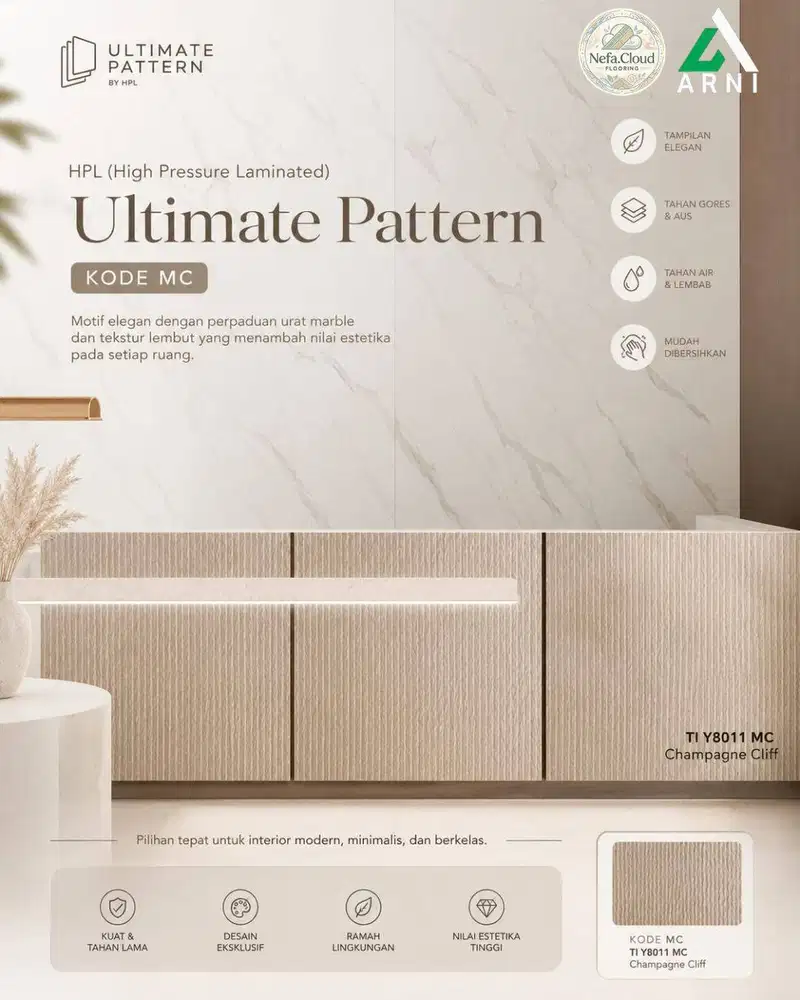 TACO HPL Ultimate Pattern Kode MC | High Pressure Laminate Premium
