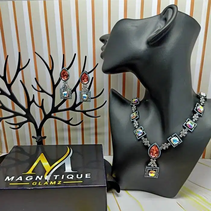 L21 SET KALUNG INDIA CHOKER JEWELRY PERNIKAHAN WEDDING PREMIUM
