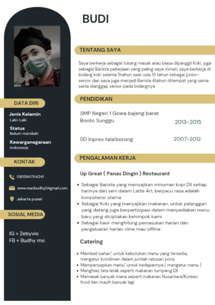 Siap kerja kapan saja