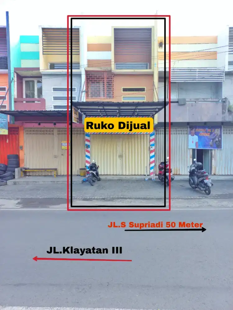 Dijual Ruko 2 Lantai Malang Kota