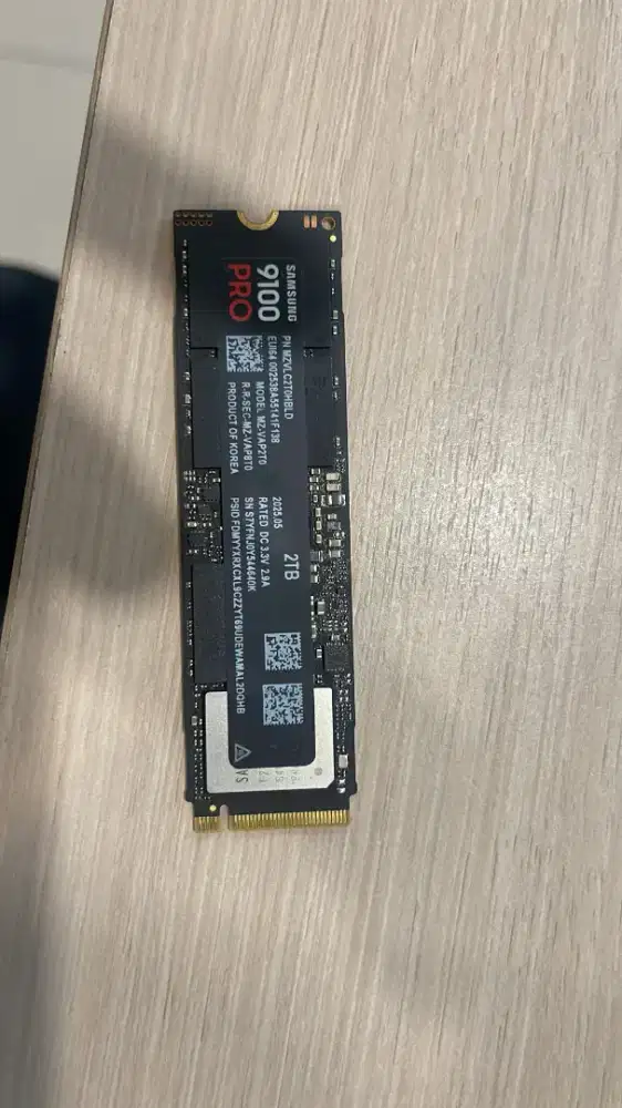 SSD Samsung 9100 pro 2TB