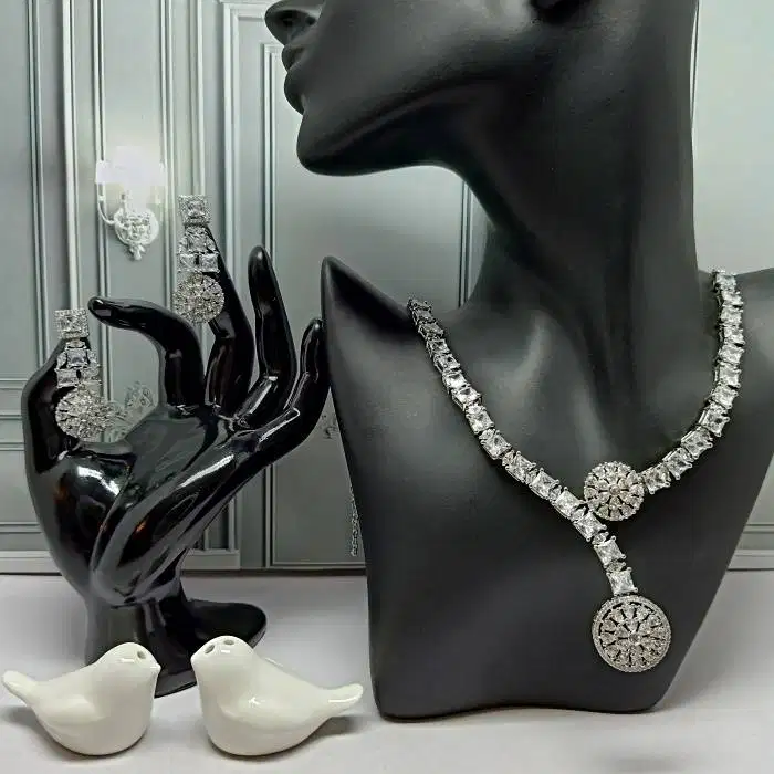L27 SET KALUNG INDIA CHOKER JEWELRY PERNIKAHAN WEDDING PREMIUM