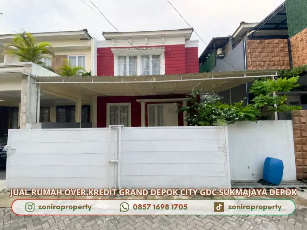 Jual OVER KREDIT Rumah GDC Depok New Anggrek 10 Menit ke Tol Margonda
