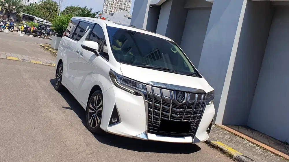 Toyota alphard g atpm tss 2021 putih