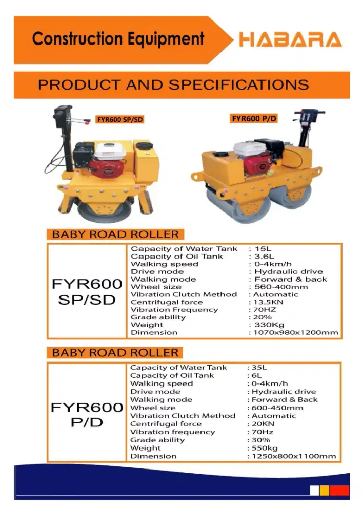 Jual Mesin Baby Roller Double Drum Baru
