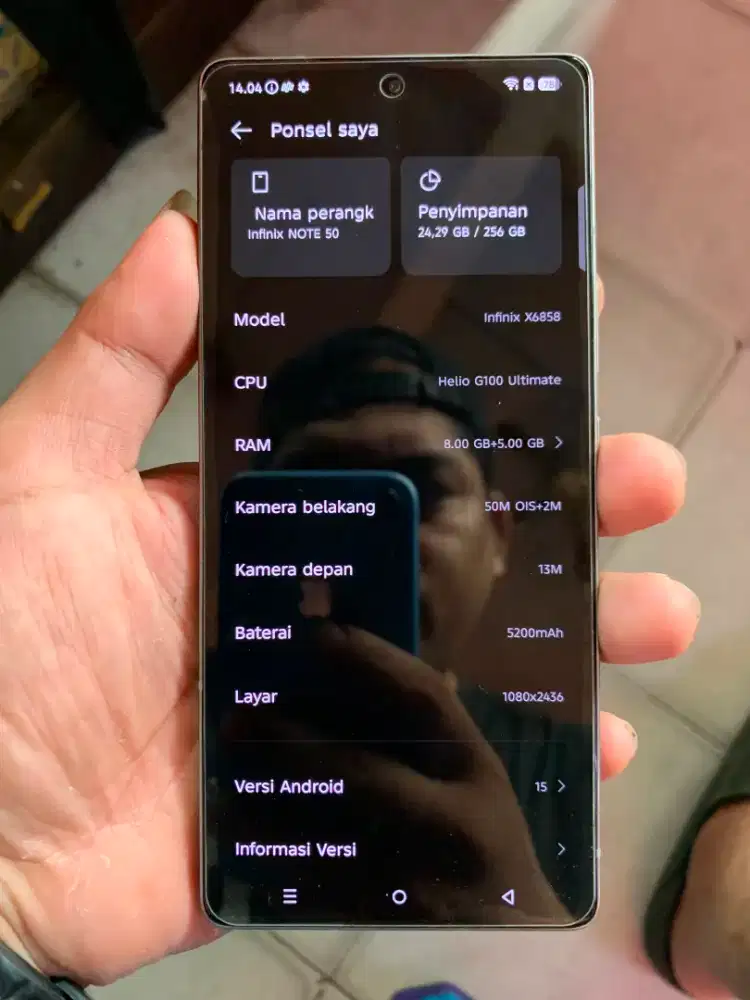 INFINIX NOTE 50 RAM 8+5/256GB