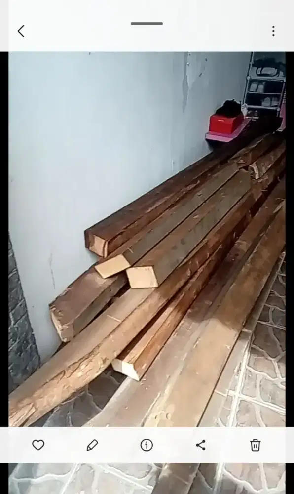 Jual Kayu bekas bongkaran rmh borongan