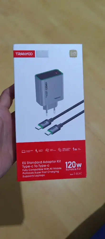 Tranyoo charger 120 Watt asli original