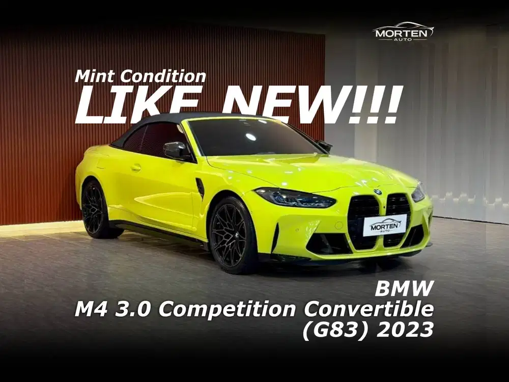 [Low Km 2 ribuan!!!] BMW M4 3.0 Competition Convertible (G83) 2023