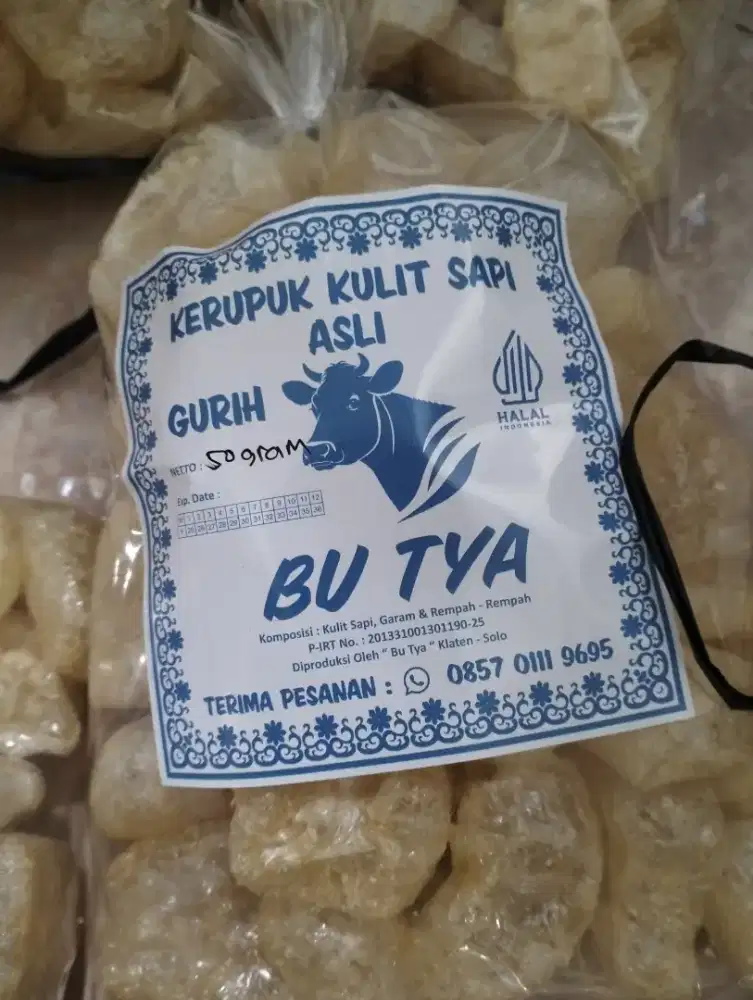 Krupuk kulit sapi SOLO Bu tya