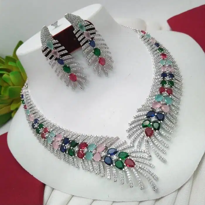 L13 SET KALUNG INDIA CHOKER JEWELRY PERNIKAHAN WEDDING PREMIUM