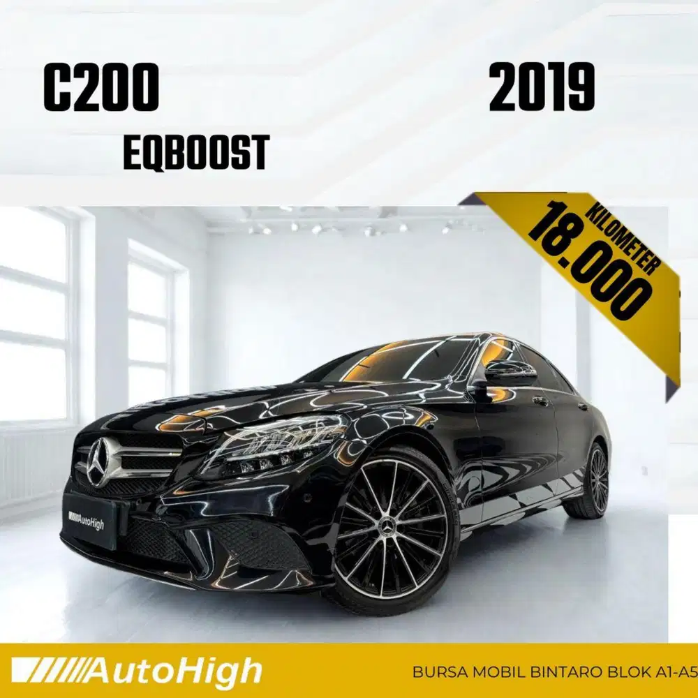 DP10% [Km18.000] C200 Avantgarde 2019 Black Reg 2020 #AUTOHIGH