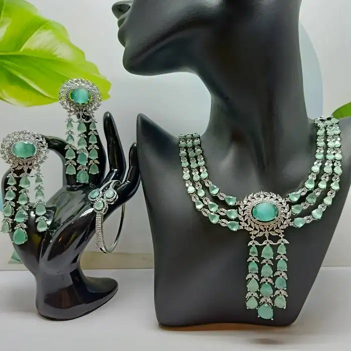 L2 SET KALUNG INDIA CHOKER JEWELRY PERNIKAHAN WEDDING PREMIUM