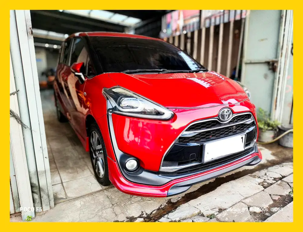 Toyota Sienta Q 2018 Merah Marun Istimewa