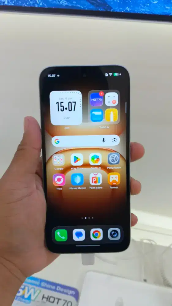 Infinix hot 70 new bersih no lecet bisa kredit siap antar