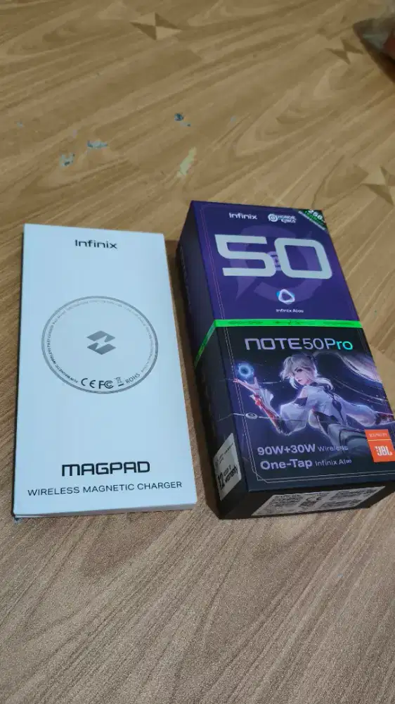 Infinix Note 50 Pro 8GB RAM / 256GB Bekas Pemakaian 1 Tahun