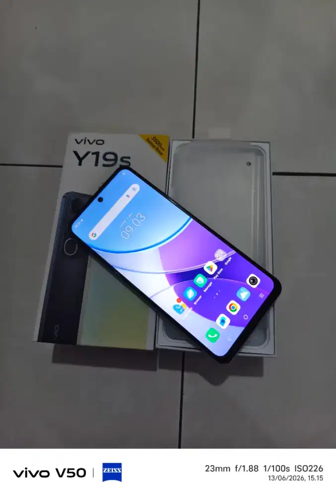 Vivo y19s 4/64 fullset original