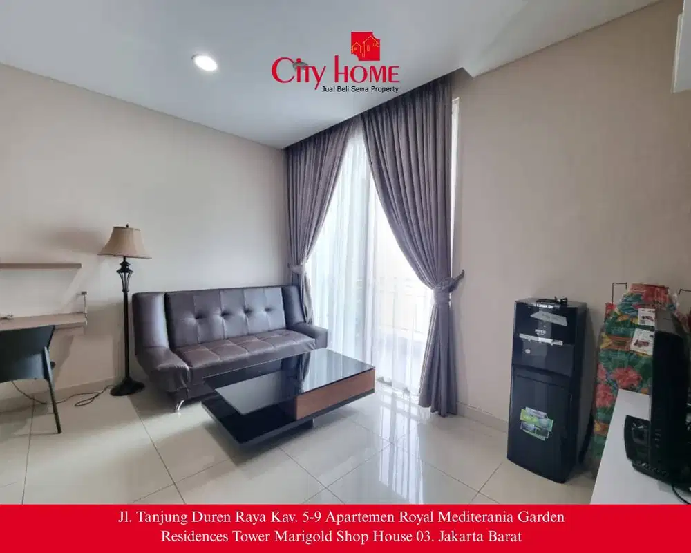 Sewa Apartemen 1 Bedroom Furnished di Central Park Residences