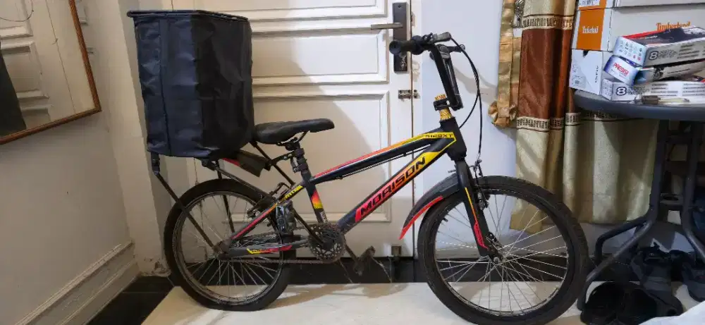 Sepeda Bmx sekolah plus box anak SD