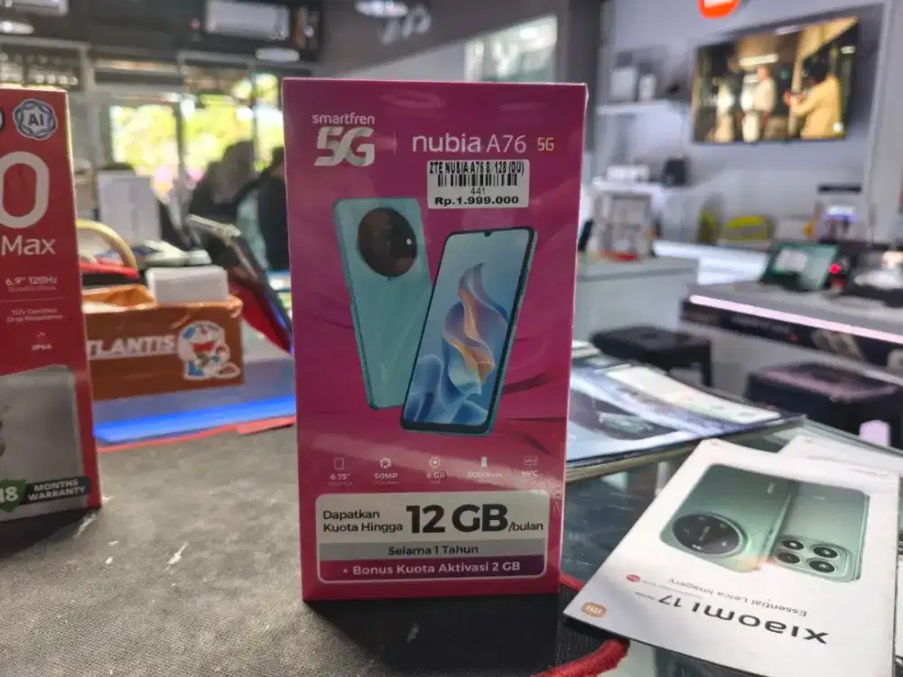 NUBIA A76 5G RAM 8/128GB ATLANTIS DAHSYAT