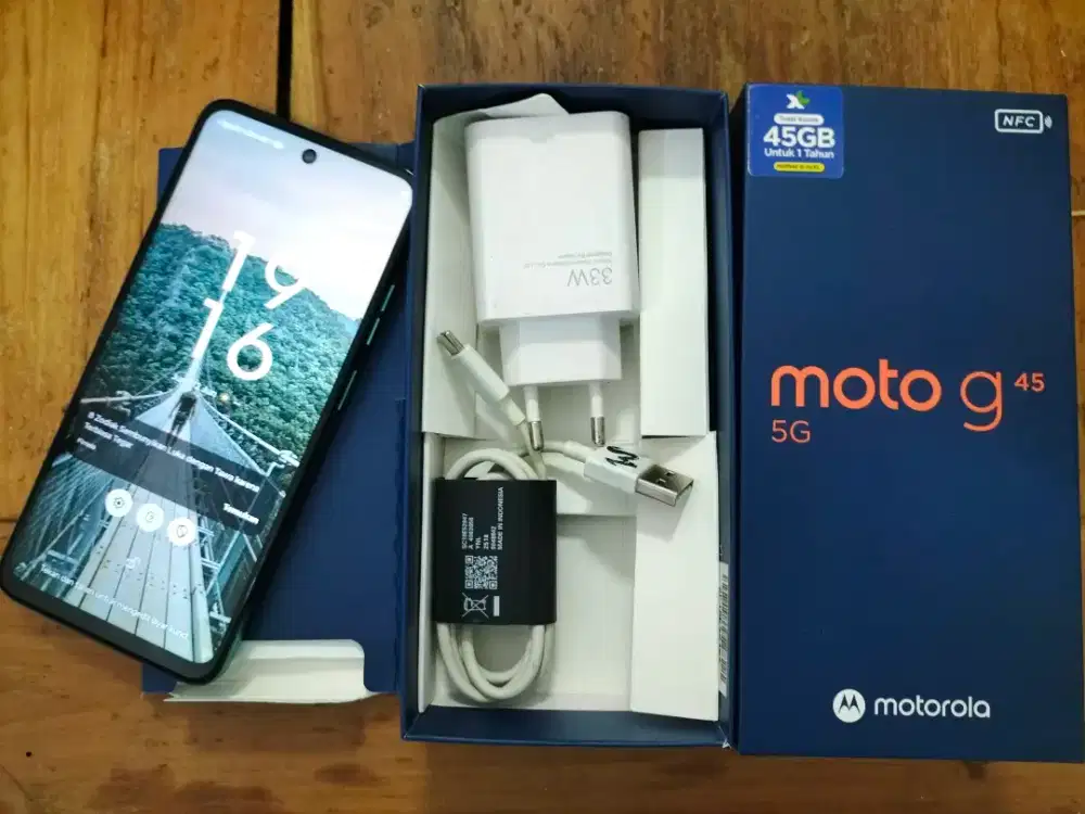 Moto G45 8+4/256 garansi 7 bulan