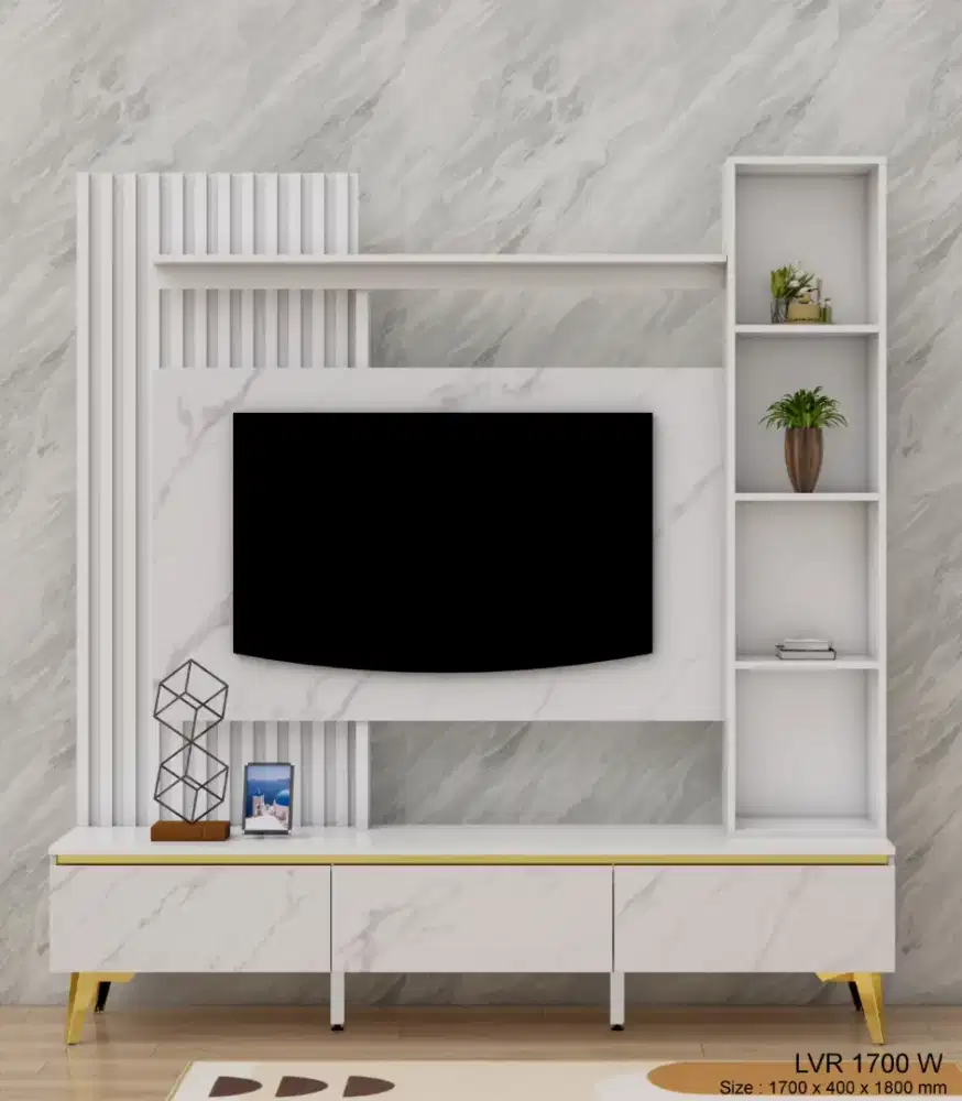 Lemari hias tv jumbo estetic motif mar-mer