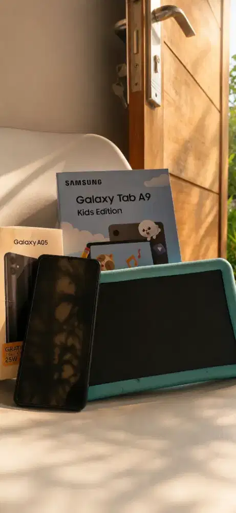 Samsung Galaxy A05 dan Samsung tab A9