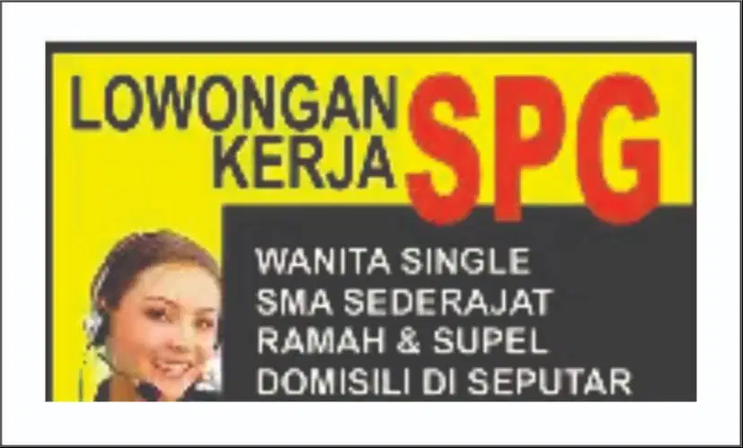 LOKER SPG PENGALAMAN PRJ JAKARTA