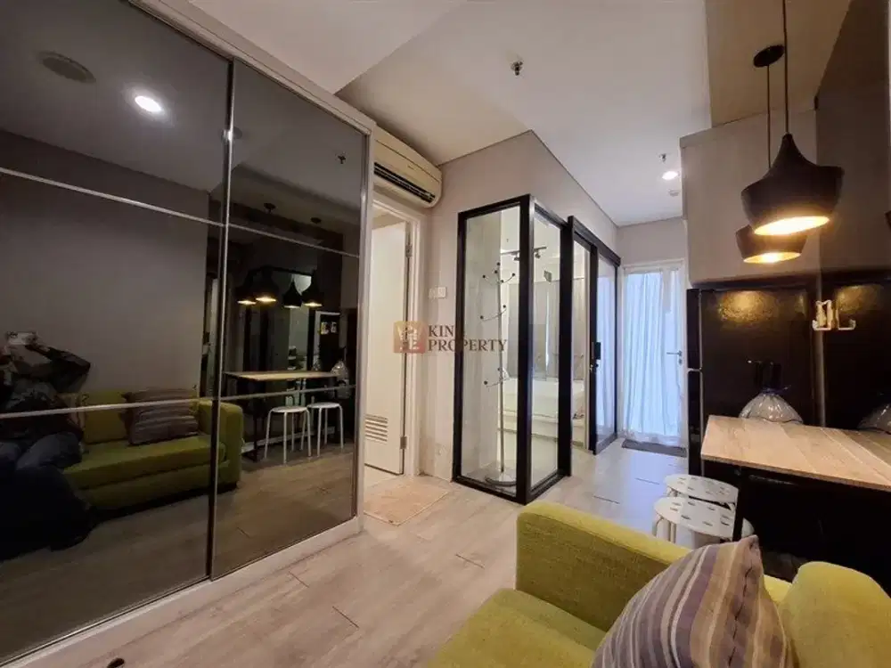 Full Furnished Interior Elegant, Disewa 1BR Madison Park Sebrang sogo Central Park & Hotel Pullman Podomoro City Jakarta Barat.